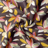 Algodón estampado MAXINE Café negro / Multicolor vintage